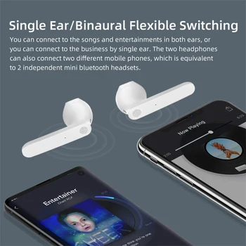 TWS Bezdrôtové Slúchadlá Bluetooth 5.0 Slúchadlá športové Slúchadlá Slúchadlá S Mikrofónom Plnenie box Slúchadlá Pre všetky smartphony