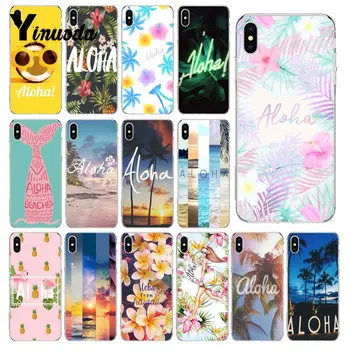 Yinuoda Dobrý deň, Hawaii Aloha Maľované Telefón puzdro pre iphone SE 2020 8 7 6 6 Plus X XS MAX 5 5S SE XR 10 Pokrytie