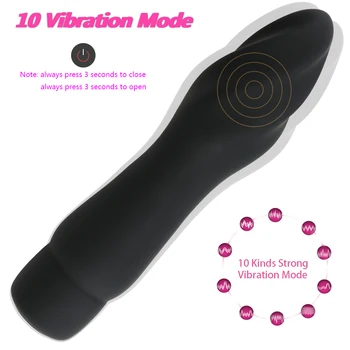 Ženy sexuálnu Hračku, Mini Vibrátor Prútik Silikón na G Mieste AV Stick Nepremokavé Dospelých Tovar USB Penis Čierna Žena