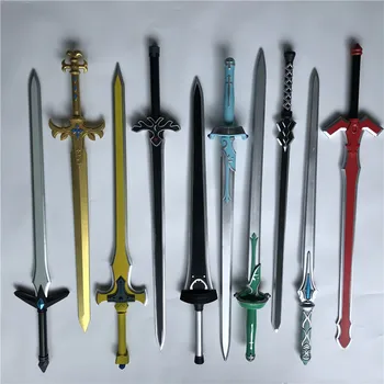 1:1 Sword Art Online Elucidator Tmavé Repulsor Meč Zbraň Cosplay SAO kirito Asuna meč Anime Ninja Nôž PU Zbraň Prop