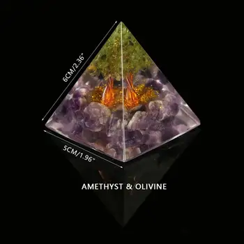 1pc Pyramídy Obsidian Ametyst Olivine Tigrie Oko Kameň Domáce Dekorácie Anti-stres, Pokoj, Uzdravenie Crystal Drahokam Pyramída