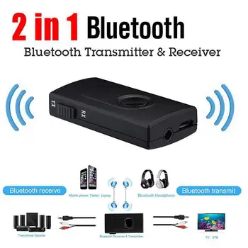 2 v 1, Bluetooth V4.2 Bezdrôtový Vysielač, Prijímač a Nízke Audio Aptx A2dp Adaptér Jack Aptx 3,5 mm Latencie s Hudbou N7H4