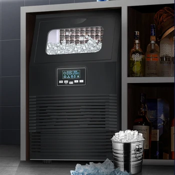 220V Hicon ice stroj malých úžitkových HZB-40 KG mlieka čaj obchod s automatickým veľké ľadové kocky stroj