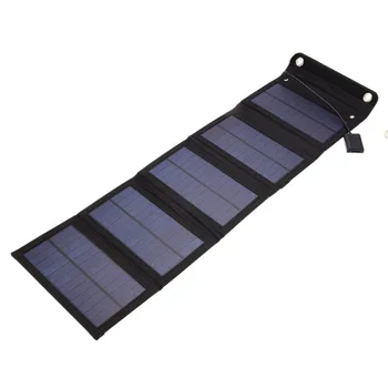 25W Solárny Panel Skladacia Prenosné, Nepremokavé 5v USB Energie, Solárne Nabíjačky pre iPhone, iPad, Macbook Huawei Camping Nabíjania