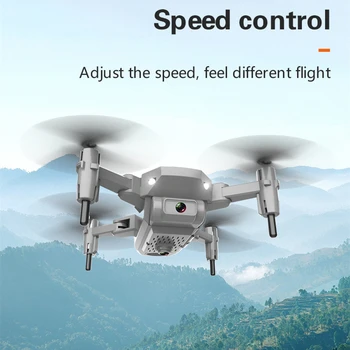 4K Dual Camera Prepínač RC Drone Tlak Vzduchu, nadmorská Výška Podržte Gestami APP-RC WiFi Reálnom Čase Prenos Skladacie Quadcopter