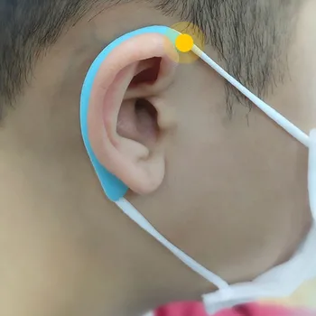6Pcs/Nastaviť Masku na Tvár Diy Univerzálny Ucho Chrániť Artefakt Rukáv Silikónové chrániče sluchu Ochranu Sluchu Pohodlné Pure Color Unisex