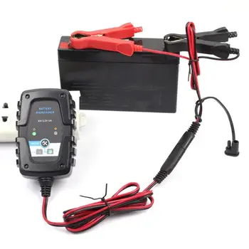 6V12V 1A Smart Olovené Batérie, Nabíjačku na Motocykel, Auto Batérie Agm Nabíjačku Sae Kábel LED Kontrolky
