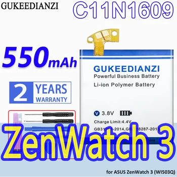 GUKEEDIANZI Vysoká Kapacita Batérie C11N1609 550mAh pre ASUS ZenWatch 3 (WI503Q) ZenWatch3 Sledovať Bateria