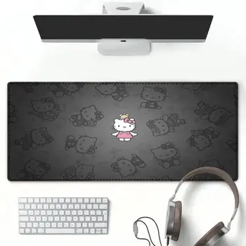 Gumené Ružová Japonsko Kreslené Mačka Podložka pod Myš Notebook PC Gamer Mousepad Anime Antislip Mat Klávesnice Stôl Mat Pre Overwatch/CS GO