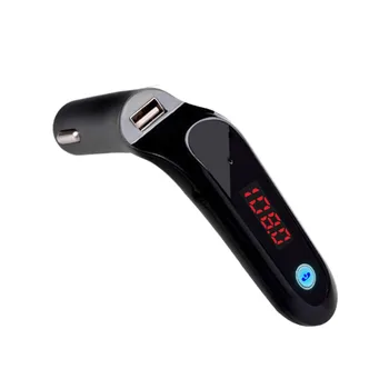 HORÚCE USB TF Karta podporuje Nabíjačku Bezdrôtová Súprava do Auta LCD displej, Hands-Free FM Vysielač, MP3 Prehrávač Hudby Mobilné Telefóny, Tablety