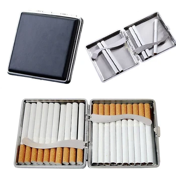 Kožené Cigariet Prípade Automatická Cigareta Box Módne Osobné Fajčenie Dodávky