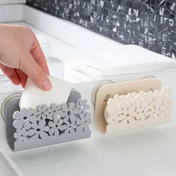 Kuchyňa úložný box chladiča prísavky hubky rack umývanie mydlom úložný stojan cartoon mozgov rack chladnička organizátor kuchynské náradie