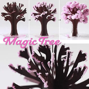 Magic Rastúci Strom Papier Sakura Crystal Stromov na Ploche Cherry Blossom Hračky DSD666