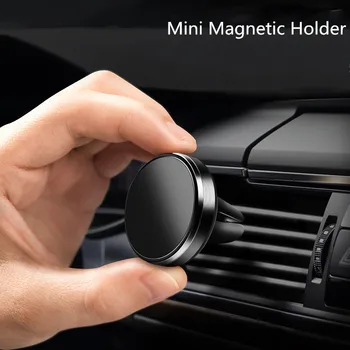 Magnetické Auto Držiaka Telefónu Mini Air Vent Klip Mount Magnet Mobilný Stojan Pre iPhone Xiao Smartphonov Samsung Držiak do Auta