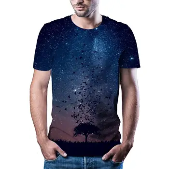 Nové T -Shirt Mužov Kvalitné Men 'S T -Tričko-Krátke Rukávy Krajiny 3d Vytlačené Men 'S T -Shirt Módne Pekný T -Shirt