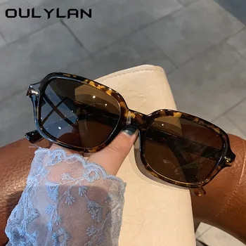 Oulylan 2021 Módne Slnečné Okuliare Ženy, Mužov, Luxusné Značky Dizajnér Dekoratívne Slnečné Žena Oválne Obdĺžnik Slnečné Okuliare Farebné