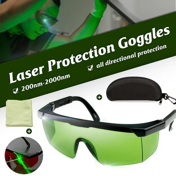 PC 150x115mm Laser Ochranné Okuliare Okuliare 200nm-2000nm IPL-2 OD4 Pre Rôzne Lasery