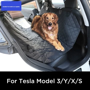 Pes Dopravcov Vodotesné zadné Zadné Psa autosedačky Kryt Rohože hojdacia sieť Chránič pre Tesla Model 3 X/ Y /S