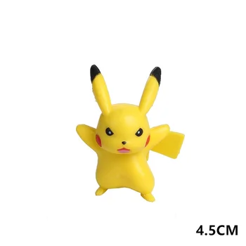 Pokemon 3-8 CM Anime Postavy Pikachu Eevee Vulpix Flareon Scorbunny Pet Zberné Vrecko Mons Akčný Model Hračky pre Deti Vianočný Darček