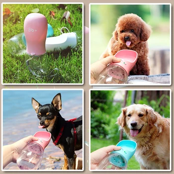 Prenosné Roztomilé Zvieratko Piť Vodu Fľaša, Miska pre Malé a Stredne Veľké Psy, Mačky Feeder Cestovné Chodiť Úniku-dôkaz Pet Produktu Dodávky