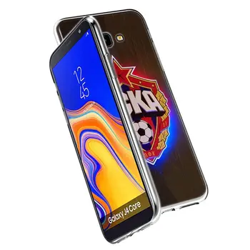 Priehľadný Kryt HOT Rusko PFC CSKA Pre Samsung Galaxy J7 J8 J5 J6 J3 J4 J2 Prime Duo Plus Core 2018 Telefón Prípade