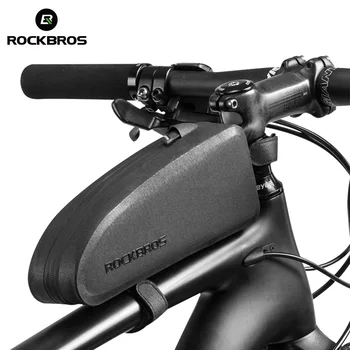 ROCKBROS Nepremokavé Požičovňa Bicyklov Tašky Rainproof Cyklistická Taška MTB Cestných Bicyklov Hornej Prednej strane Trubky Rámu Kôš Black Bike Príslušenstvo