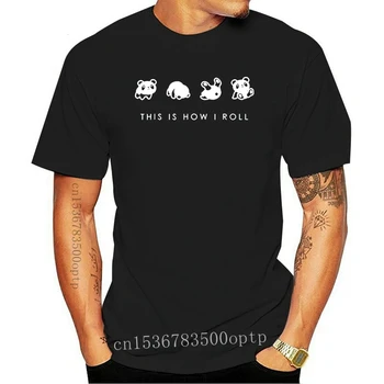 Roztomilý Malý Medveď Panda Tričko Je To, Ako som Roll pánske Tričko Veľkosť S - 3Xl Nový Zábavný Tee Tričko