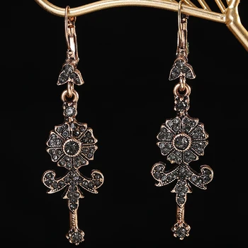 Turecká Svadba Šperky Set Dámske Náušnice, Náramok, Náhrdelník Krúžok Koruny Arabský Bronzový Svadobný Dar Bijoux